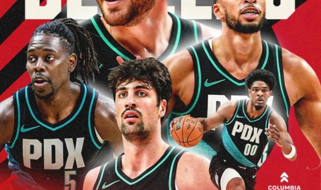 米兰体育入口-手握两条命！开拓者收官战海报 阿夫迪亚&amp;克林根&amp;霍勒迪等5人入镜